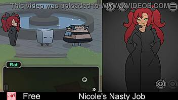 Nicoles is doing her job, but it's not a usual one