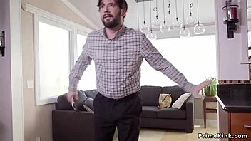 Blonde Step Mom and Teen 18+ Share a Hard Cock