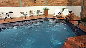 Ever tried naughty stuff with your step-nephew by the pool on vacation? It's unreal!