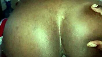 african couple heats up with reverse cowgirl action in a steamy homemade clip.
