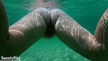 multiple creampies underwater, cumming inside thrice! 💦