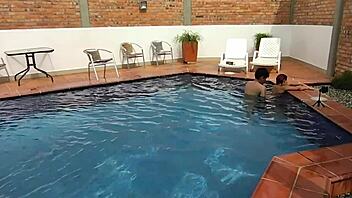 Ever tried naughty stuff with your step-nephew by the pool on vacation? It's unreal!