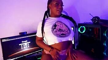 Big booty maid gets wet pussy licked