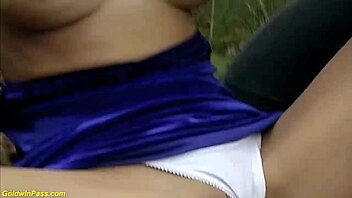 Young Busty German Stepsister Drilled Hard Outdoors