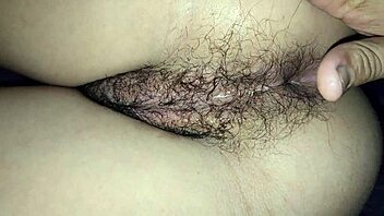 Intense creampie with tight latina stepsister moaning