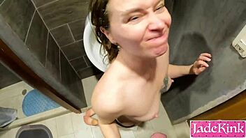 I fucked a total stranger in the public toilet and let him cum inside me