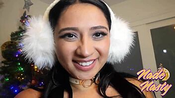 Merry pissmas featuring Ophelia Purr from Nade Nasty