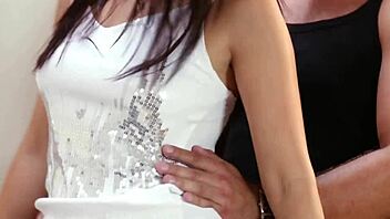 Milf fucks with feet and shoes