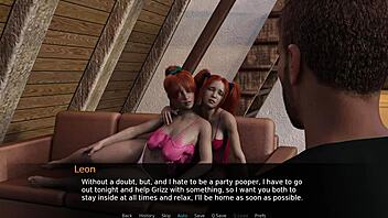 let's play outrun part 3 with a group of redheads racing