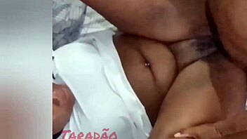 Slutty latina deepthroats big cock in asshole