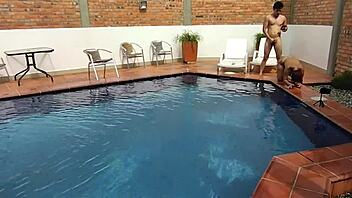 Ever tried naughty stuff with your step-nephew by the pool on vacation? It's unreal!