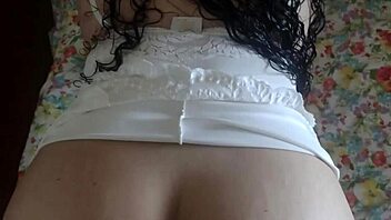 I caught my stepsister on all fours alone at home