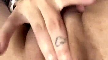 My pusssy is up close and ready for you to see every detail, babe, with cum and brunette beauty