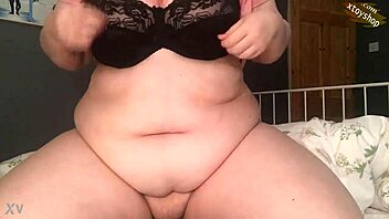 hot bbw teen rides deodorant bottle in homemade session