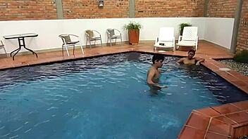 Ever tried naughty stuff with your step-nephew by the pool on vacation? It's unreal!