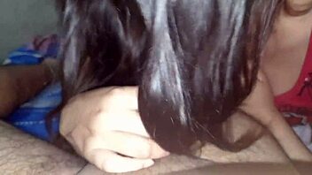 Latina Student Sucks Stepmother's Husband's Big Cock