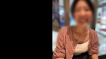 Picked up this cute Japanese girl for raw creampie at home