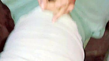 British couple gets wild with anal play in small hut