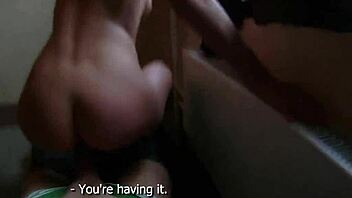 rina teen gets banged hard on stairway, no shame! 😜