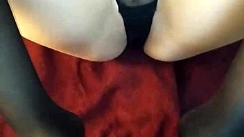 uhh, first time doing footjob in stockings, kinda nervous!