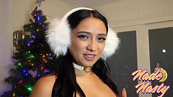rough pounding for ophelia purr in merry pissmas teaser