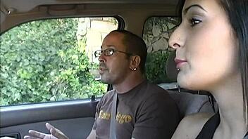 Presley Maddox goes wild sliding on big cock with shaved gaping holes.