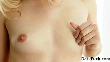 tiny blonde goldie rush battles huge bbc at darkx