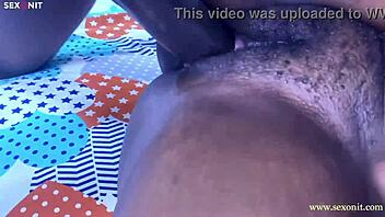 Cream my big dick with your ebony pussy, she moans