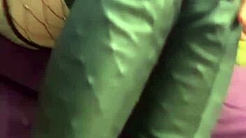 Karma Rx in latex prostitute outfit