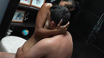 Horny masseuse puts cock in my mouth