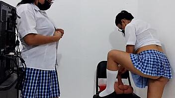 I’m Obsessed with Curvy College Girls in Lingerie. Their Teacher Must Fuck Those Huge Natural Tits!