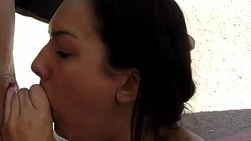 sweet paisley parker feels scared during police detention blowjob.