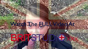 Can You Handle This Hot Teen's Outdoor POV Blowjob Leading to a Facial Cumshot?