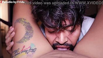 Tasting the Sweet Vagina of My Slutty Latina Stepsister