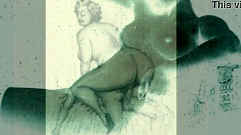 What makes these vintage erotic drawings so captivating today?