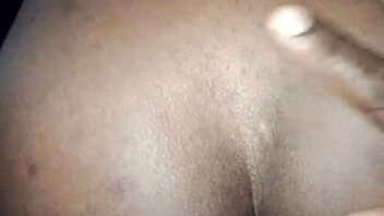 african couple heats up with reverse cowgirl action in a steamy homemade clip.
