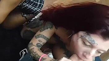 Young Latina Calls Party Guys For Blowjob Line