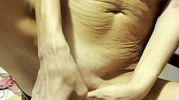 Big Dildos Drive Solo Masturbation Wild in Sexy Kitchen Lingerie