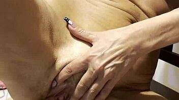 Big Dildos Drive Solo Masturbation Wild in Sexy Kitchen Lingerie