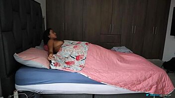 Her big ebony ass tempts me to fuck her hard after shower.