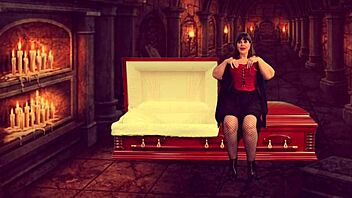 granny vampyra turns into a wild vampire cocksucker, unbelievable!