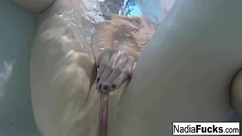 why is sexy nadia masturbating in the bath with rubber duckies?