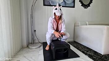 unicorn milf, you riding that sybian like a pro?