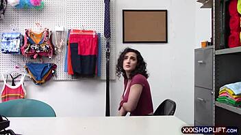 why did the busty european teen shoplifter get roughly fucked in the store?