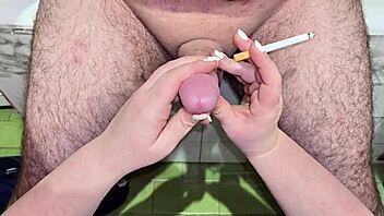 stepmom gives handjob, 'is this true mutual love?' with big cock