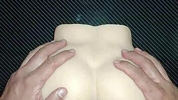 Candy Fucked Doggy Style with Cum on Huge Ass