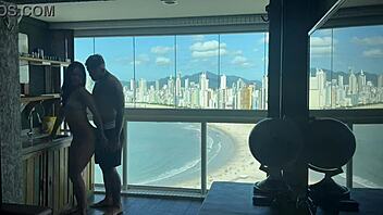 millionaire invited me to his duplex, and we had passionate sex with toys and riding