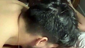 Penetrating her deeply on all fours in the bedroom