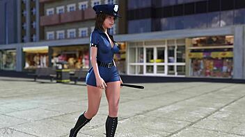 Emma's sexy public short film with big cock