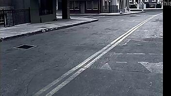 paralyzer track plays while ladyboy fingers herself solo.